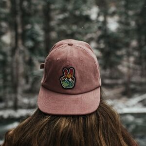 AtomicChild Women's Peace Vintage Corduroy 6-Panel Hat